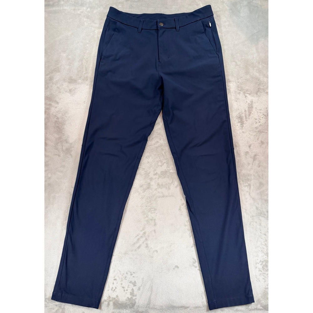 Lululemon Mens Commission Pant Slim Warpstreme True Navy 32x33